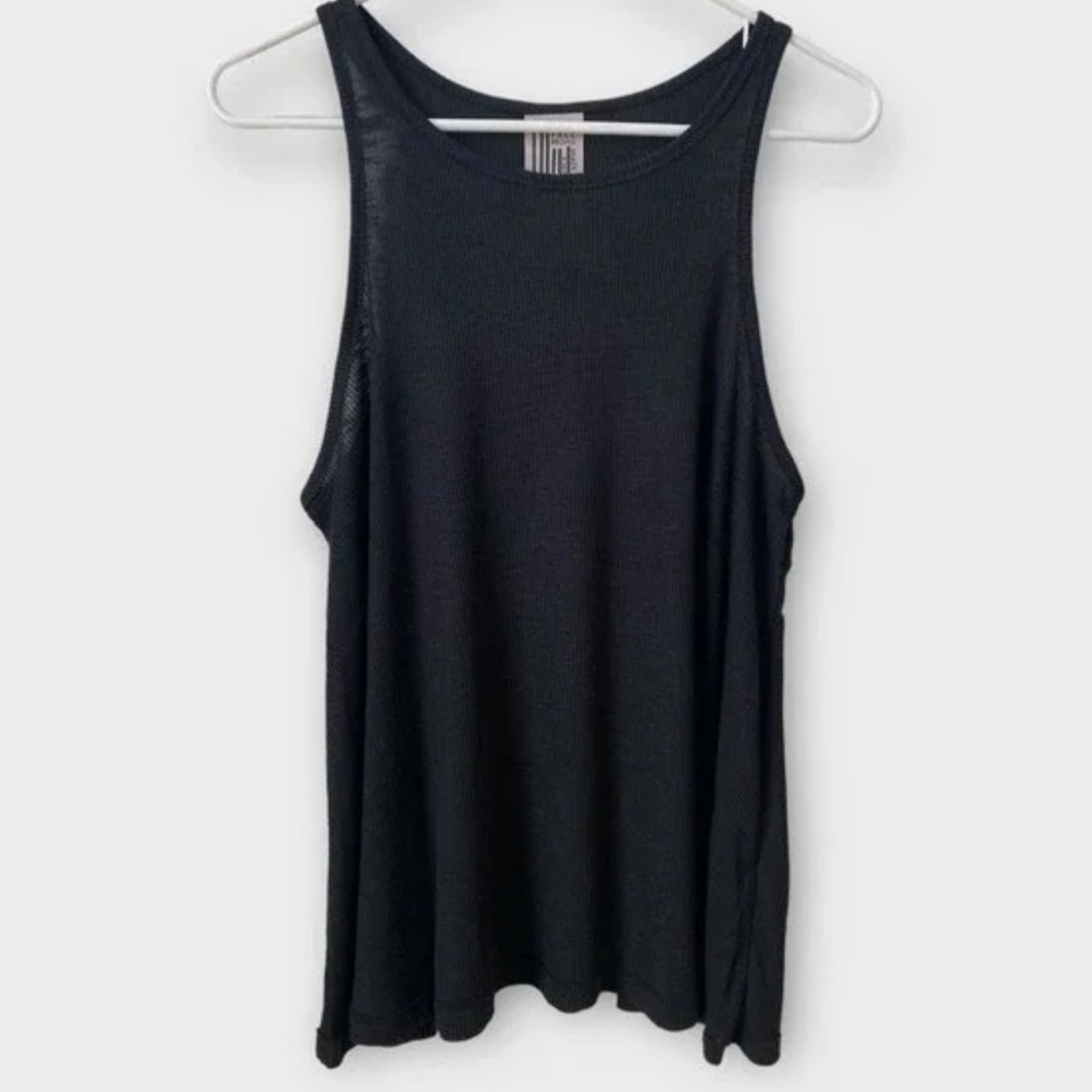 Free People black racerback swing tank